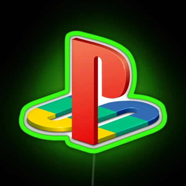PS1 RGB Neon Sign