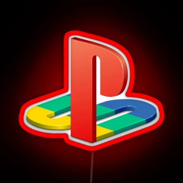 PS1 RGB Neon Sign