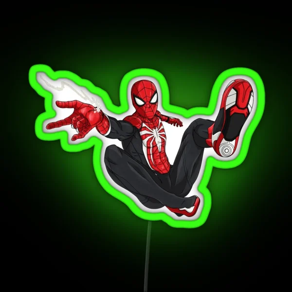 Ps5 Spidey RGB Neon Sign