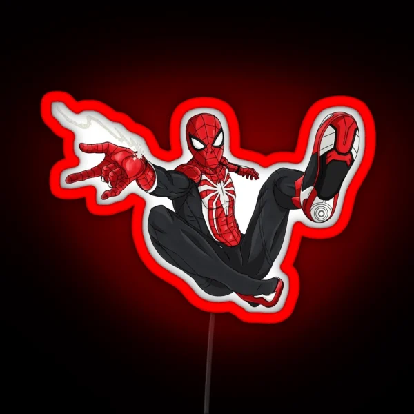Ps5 Spidey RGB Neon Sign