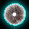 psilocybe-cubensis-psychedelic-mushroom-spore-print-neon-blue-retro