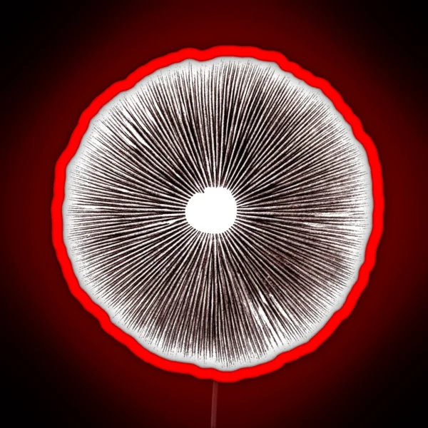 Psilocybe Cubensis Psychedelic Mushroom Spore Print RGB Neon Sign