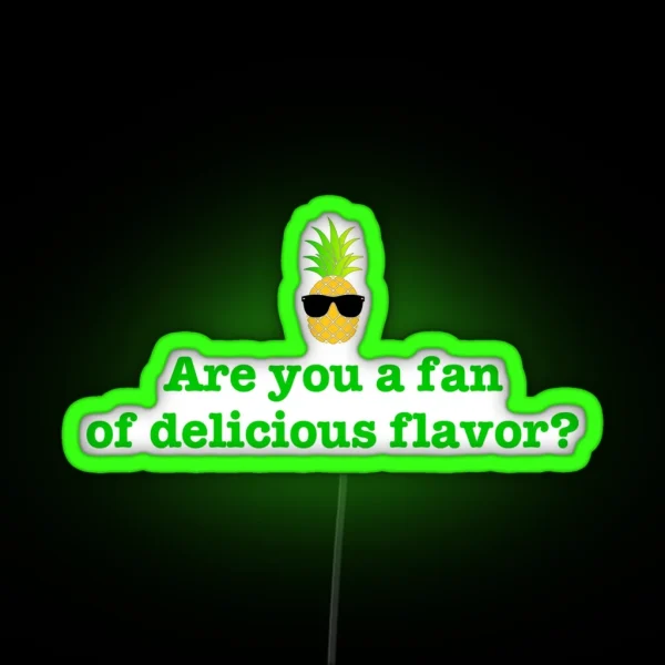 Psych Are You A Fan Of Delicious Flavor RGB Neon Sign