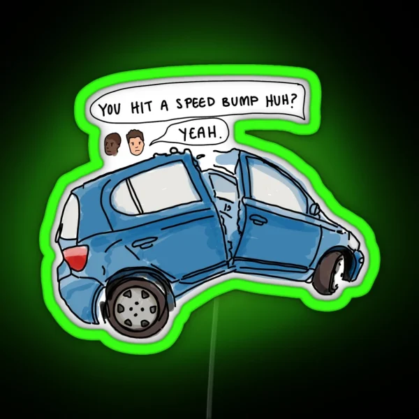 Psych Show Blueberry Gets Ripped In Half RGB Neon Sign