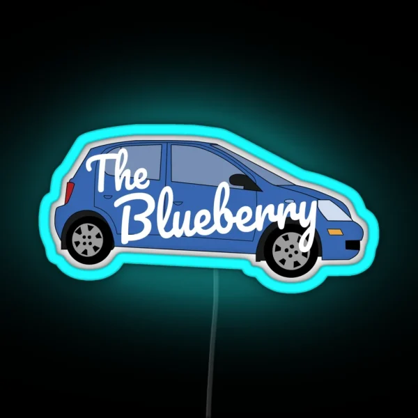 Psych The Blueberry RGB Neon Sign