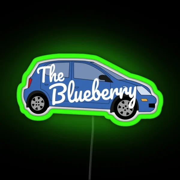 Psych The Blueberry RGB Neon Sign
