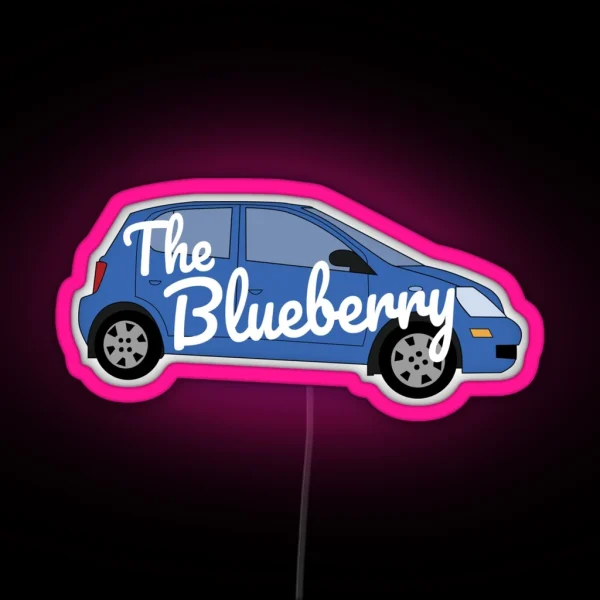 Psych The Blueberry RGB Neon Sign