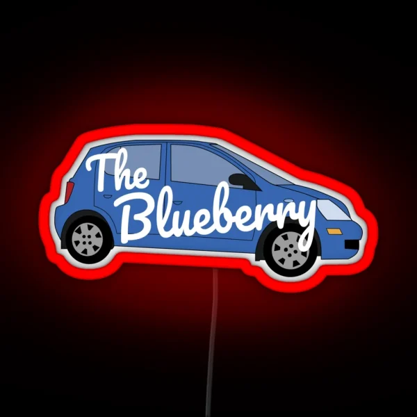 Psych The Blueberry RGB Neon Sign