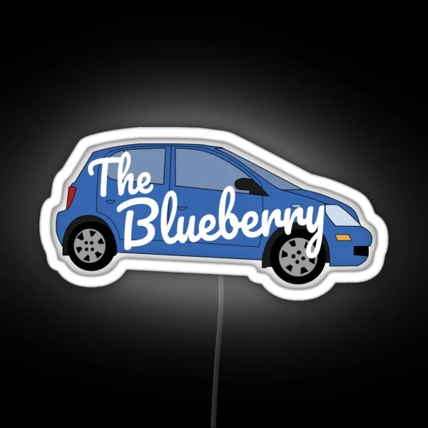Psych The Blueberry RGB Neon Sign