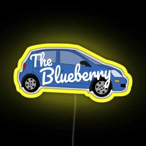 Psych The Blueberry RGB Neon Sign