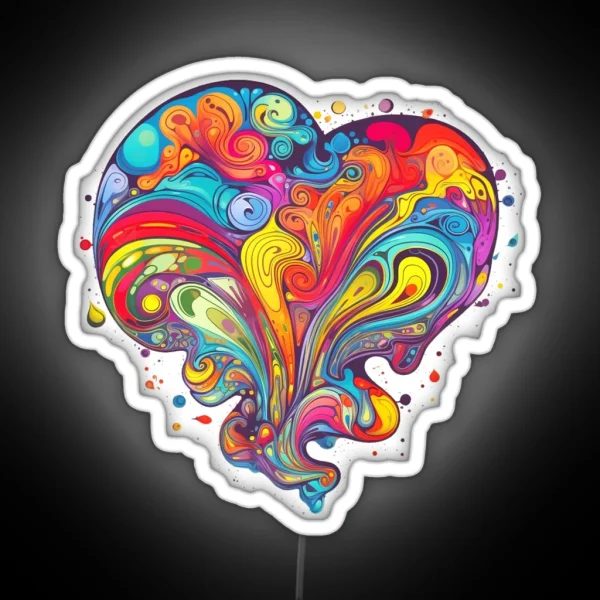 Psychedelic Love RGB Neon Sign