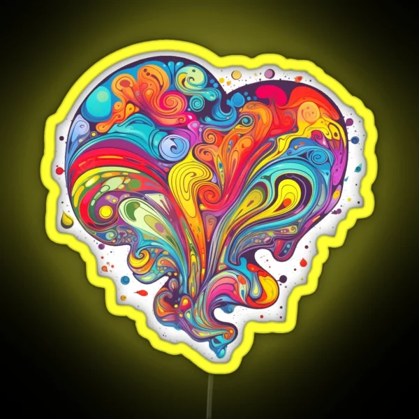 Psychedelic Love RGB Neon Sign