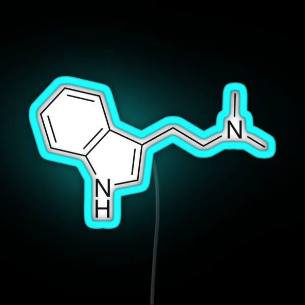 Psychedelic Molecule DMT RGB Neon Sign