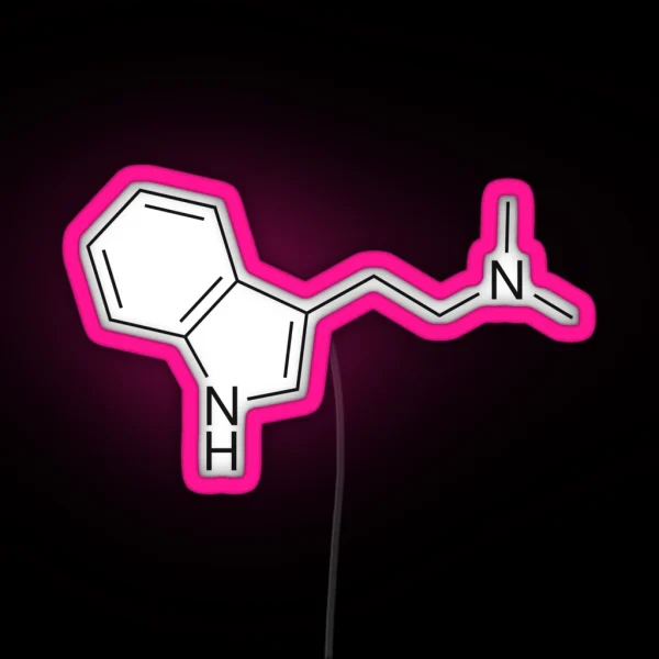 Psychedelic Molecule DMT RGB Neon Sign