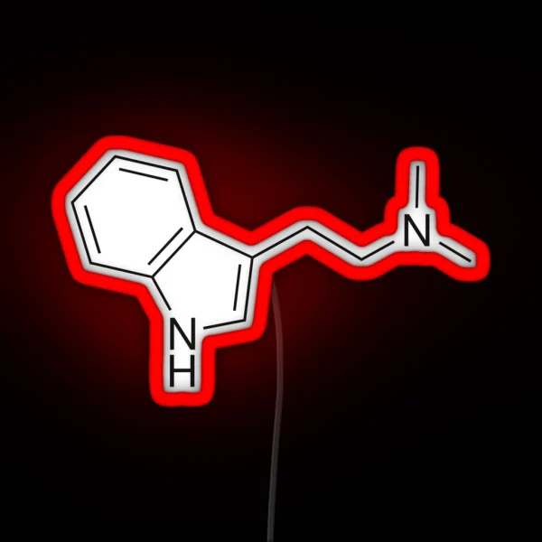 Psychedelic Molecule DMT RGB Neon Sign