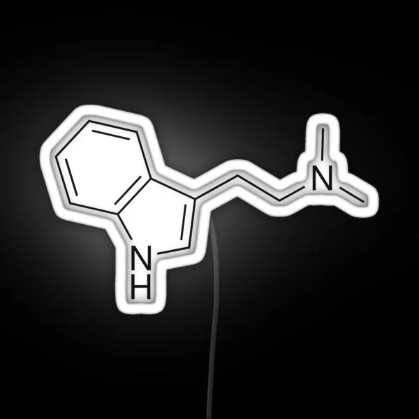 Psychedelic Molecule DMT RGB Neon Sign