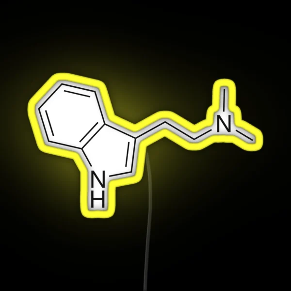 Psychedelic Molecule DMT RGB Neon Sign