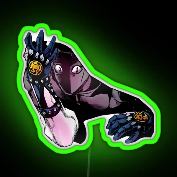 Psycho Villain Stand RGB Neon Sign