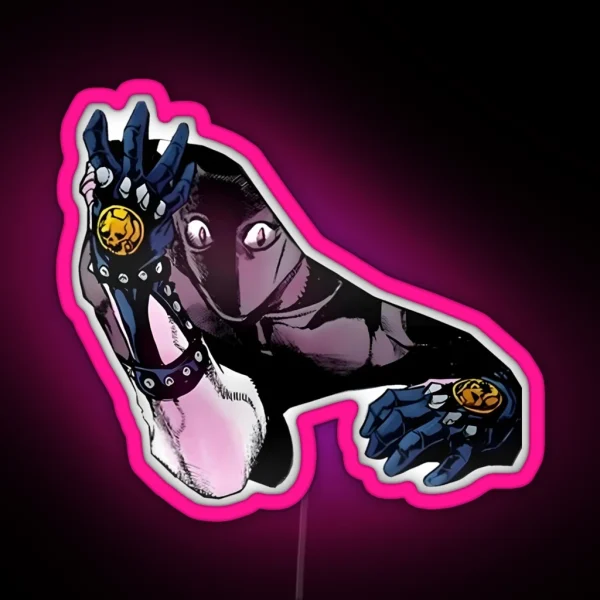 Psycho Villain Stand RGB Neon Sign