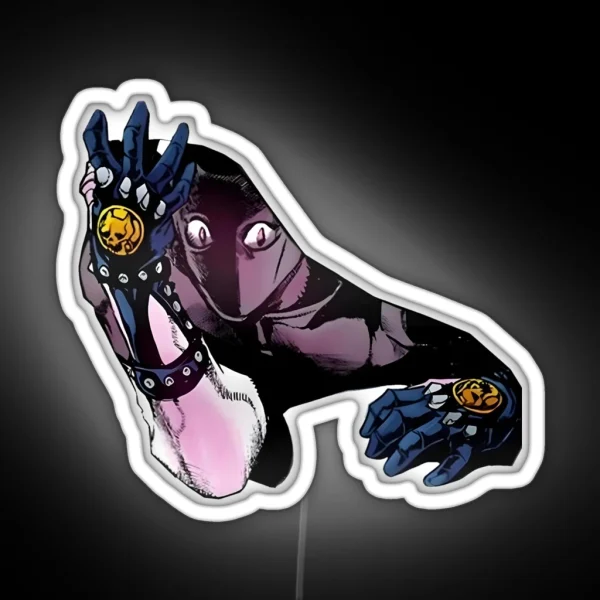 Psycho Villain Stand RGB Neon Sign