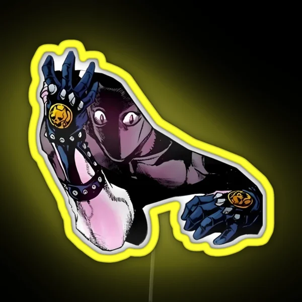 Psycho Villain Stand RGB Neon Sign