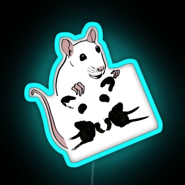 Psychologist Rat RGB Neon Sign