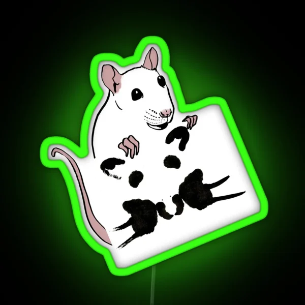 Psychologist Rat RGB Neon Sign