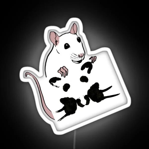 Psychologist Rat RGB Neon Sign