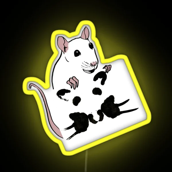 Psychologist Rat RGB Neon Sign
