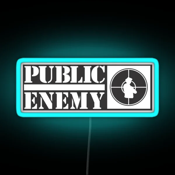 Public Enemy RGB Neon Sign