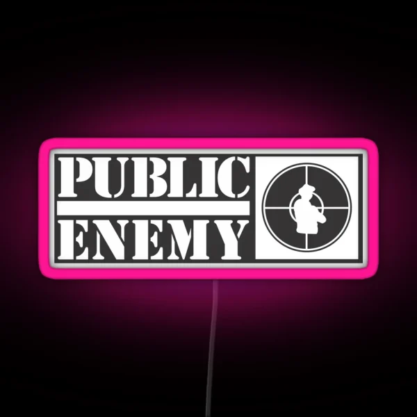 Public Enemy RGB Neon Sign