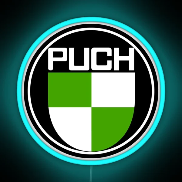 Puch Logo Original RGB Neon Sign