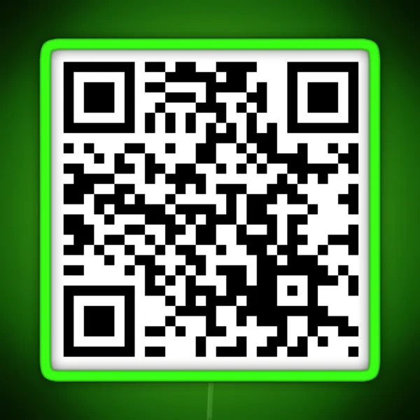 Pudding Supernatural QR Code Led RGB Neon Sign