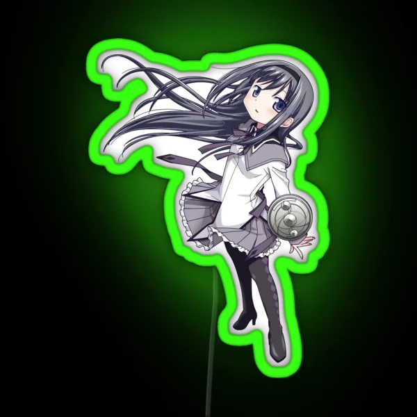 Puella Magi Homura Akemi RGB Neon Sign