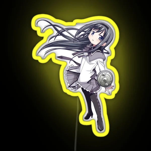 Puella Magi Homura Akemi RGB Neon Sign