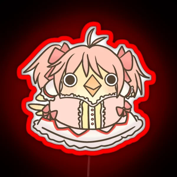 Puella Magi Madoka Magica Madoka Kaname RGB Neon Sign