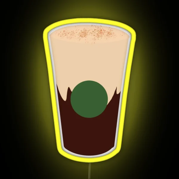 Pumpkin Cream Cold Brew RGB Neon Sign