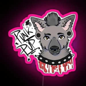 Punk Pup RGB Neon Sign