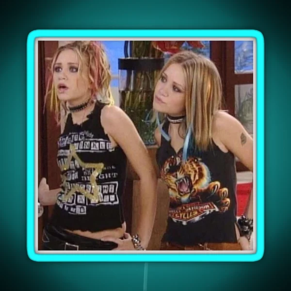 Punk Twins RGB Neon Sign