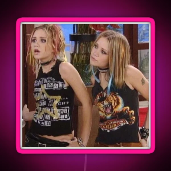 Punk Twins RGB Neon Sign