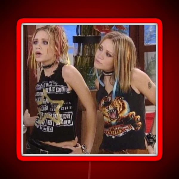 Punk Twins RGB Neon Sign