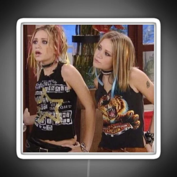 Punk Twins RGB Neon Sign