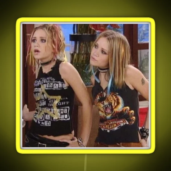 Punk Twins RGB Neon Sign