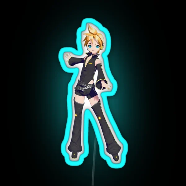 Punkish Len RGB Neon Sign