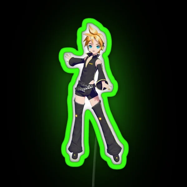 Punkish Len RGB Neon Sign