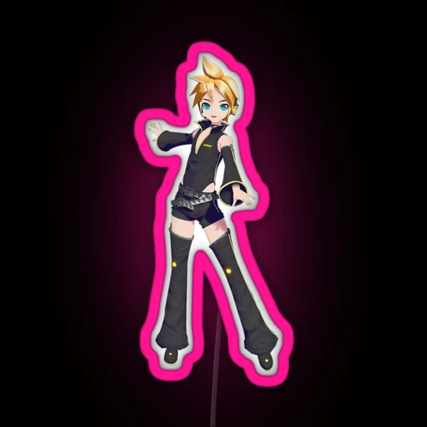 Punkish Len RGB Neon Sign