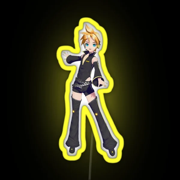 Punkish Len RGB Neon Sign