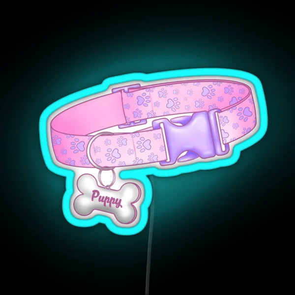 Puppy Play Collar RGB Neon Sign