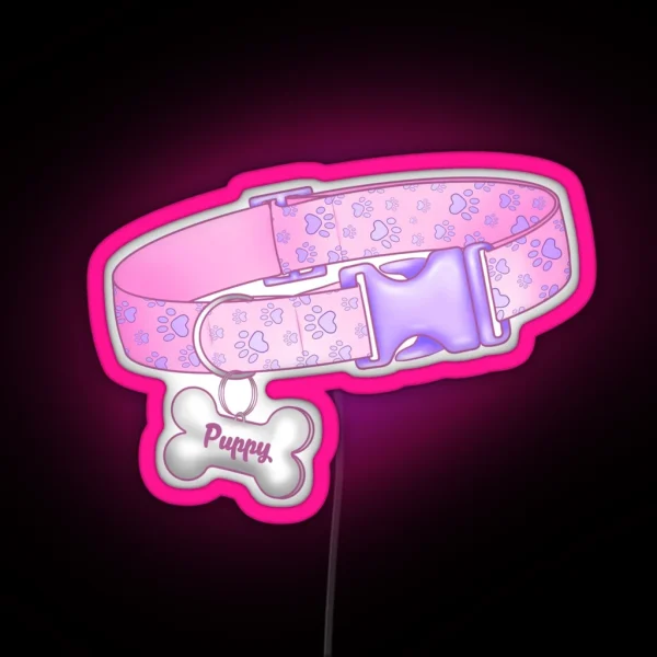 Puppy Play Collar RGB Neon Sign
