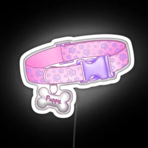 Puppy Play Collar RGB Neon Sign